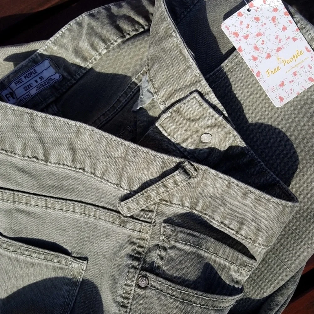 NWT Free People Cropped Skinny Jeans - Picture 5 of 9